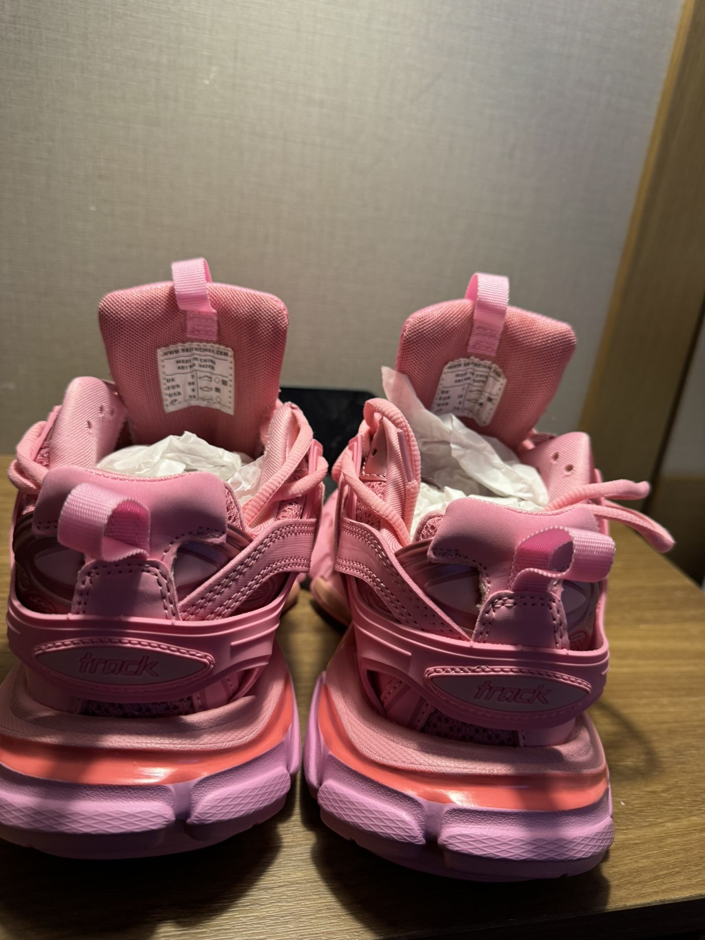 Balenciaga Track Sneakers Pink Size 36