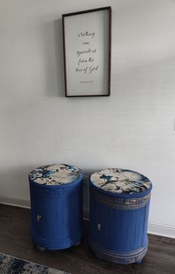 Blue Side Tables