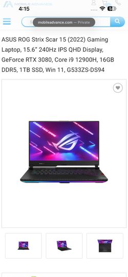 ASUS ROG STRIX SCAR 15 GAMING LAPTOP