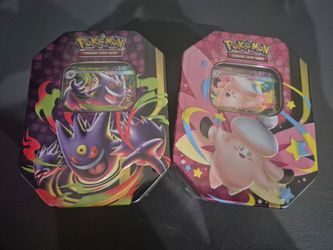 Pokemon Moonlit Tins (Gengar & Clefable)