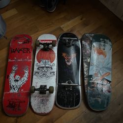 5 Skate Board One With Trucks And Wheels , Decks , Trucks 