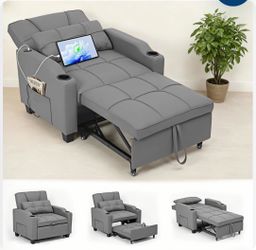 Garvee 4-in-1 Convertible Sleeper Sofa Chair