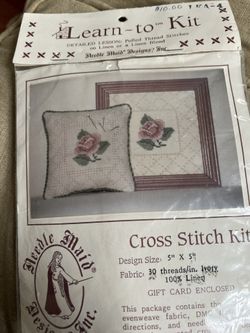 Rose Cross Stitch Kit