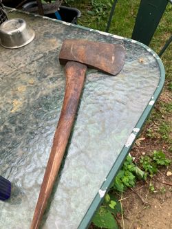 Antique Vintage DAVID PLATT AXE  CT Connecticut