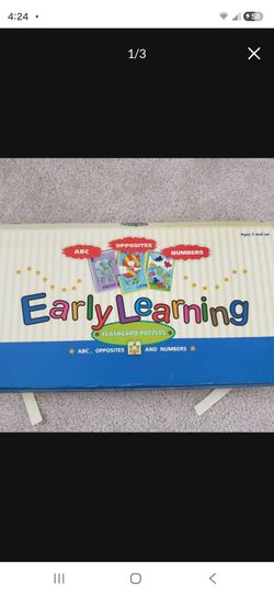 Early Learning Flashcard Puzzles Set