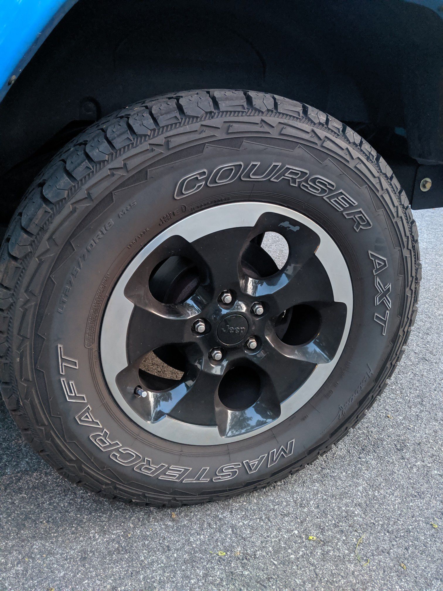 Jeep wheel and tires