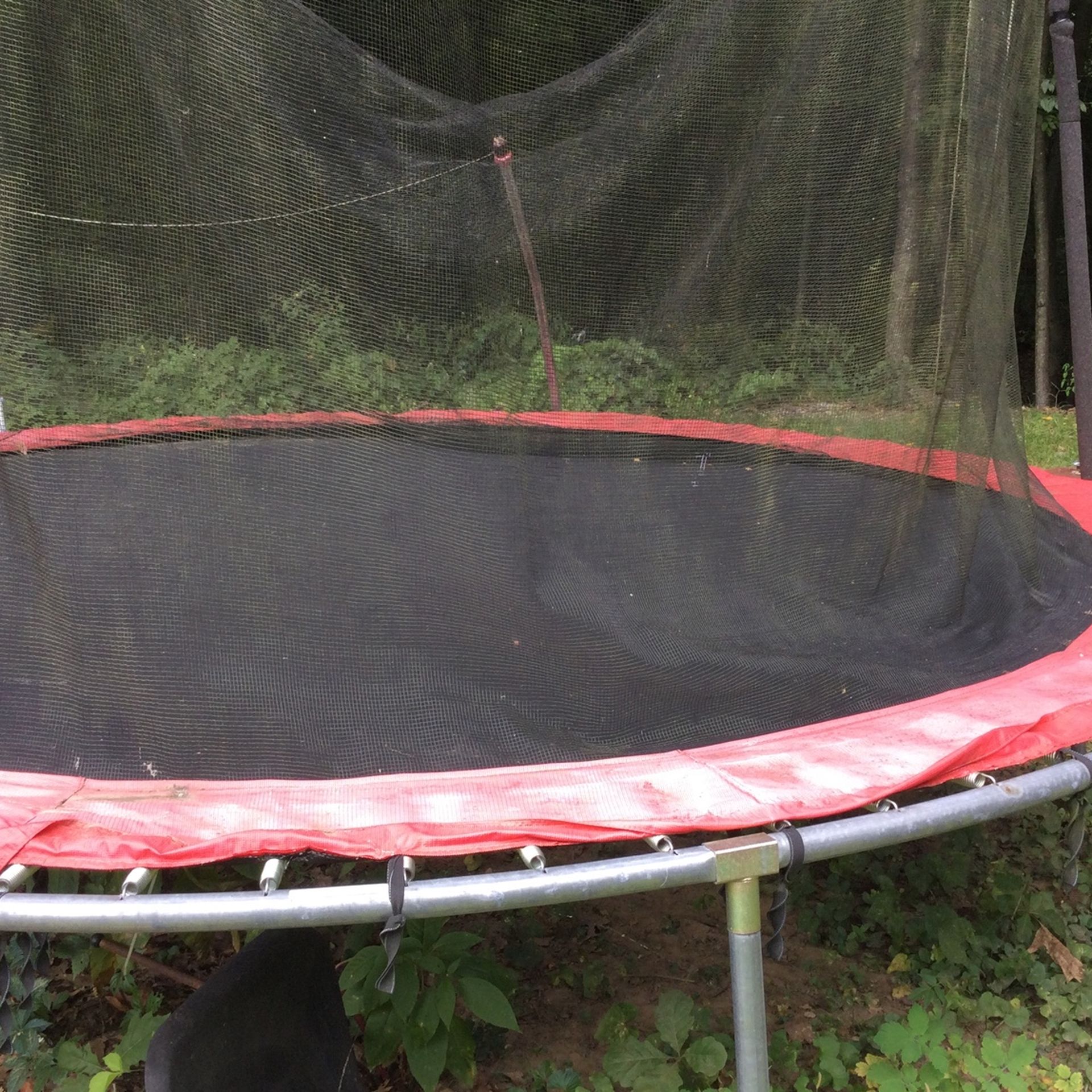 Free Trampoline And Swingset You Haul Away Both In Good Condition