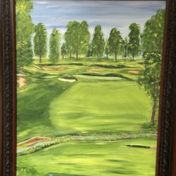 Gorgeous Golf Course Painting
