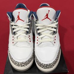 Jordan Retro 3 True Blue Size 10 2016