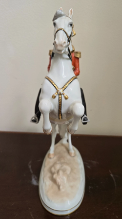 Augarten Wien Porcelain Spanish Riding School 'Courbette With Rider'