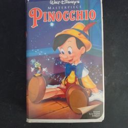 pinocchi movie video cassett.