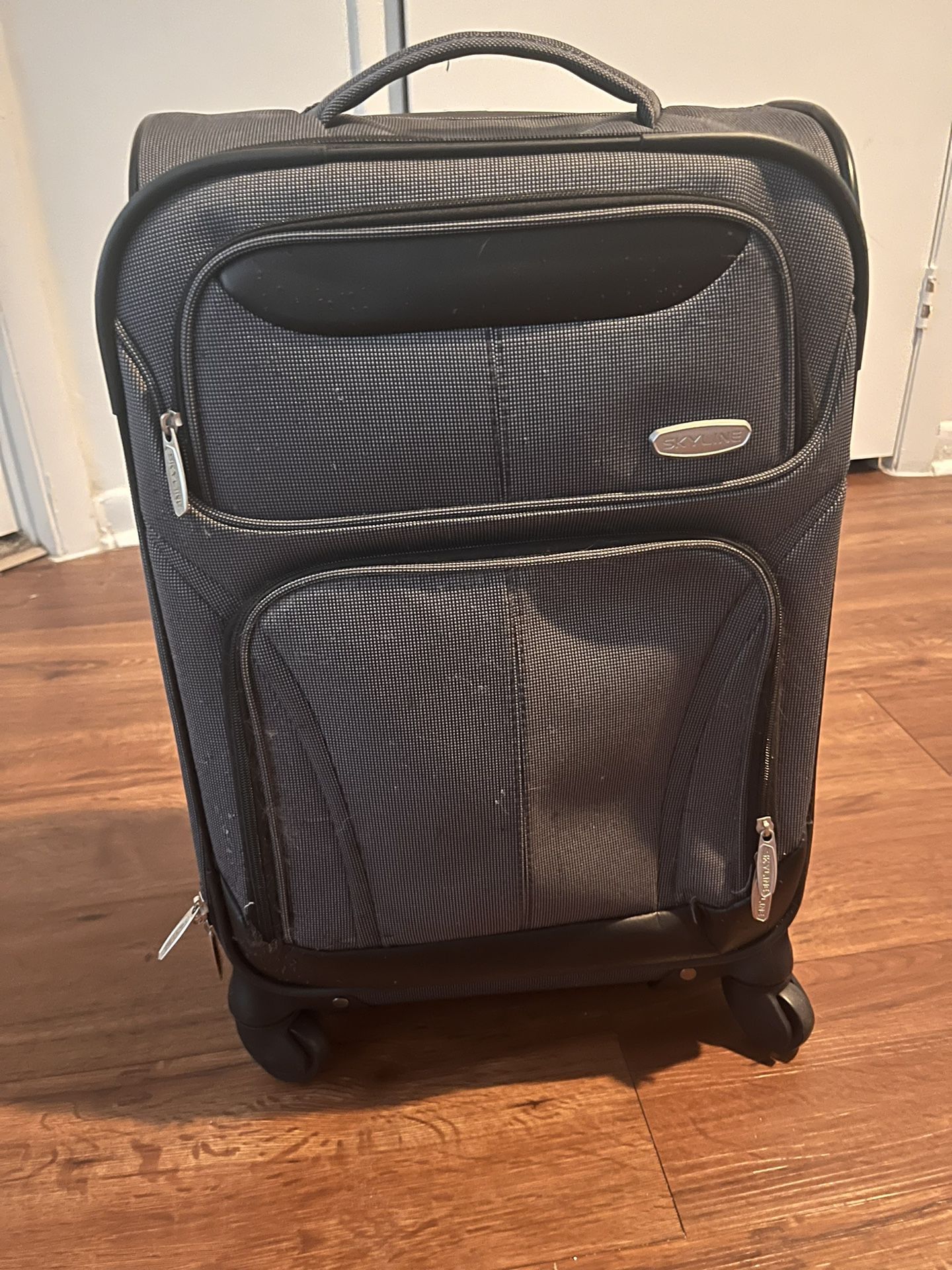 Grey Carry On Suitcase 