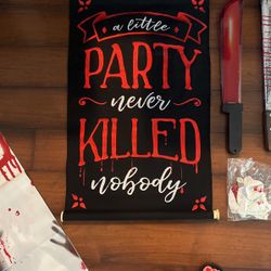 Halloween Party Bloody Themed