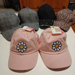 New 6 baseball caps adjustable hats women. Take all 6 for $10