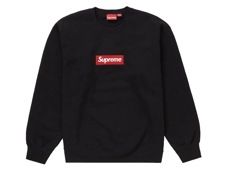 Supreme Box Logo Crewneck (Black FW21) - Size Medium