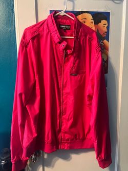 Members Only Hot Pink Zip-Up Jacket
