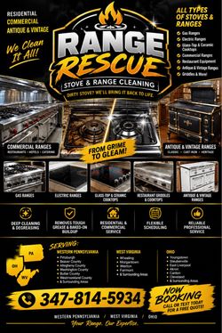 Range Rescue Stove & Range Cleaning