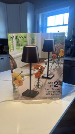 Touch Control LED Lamps - Pair of two