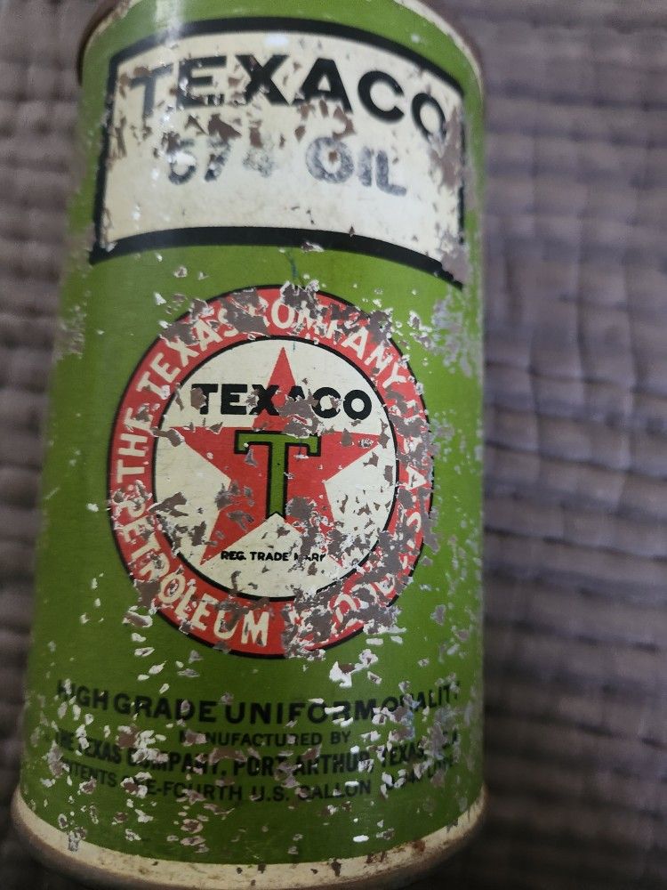 Texaco 1st Edition Port Arthur 574 Oil Can