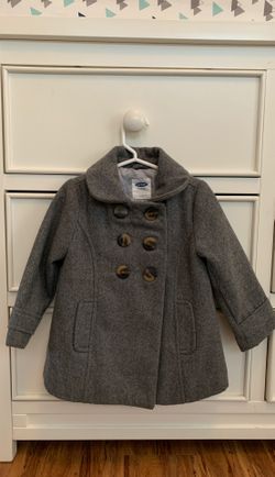 Gray Pea Coat- Toddler girl size 2T