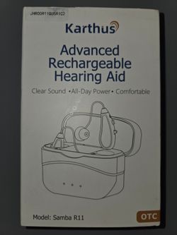 Karthus Advanced Rechargeable Behind the Ear Hearing Aid Samba R11