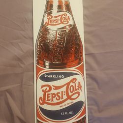 Pepsi Cola Bottle Sign