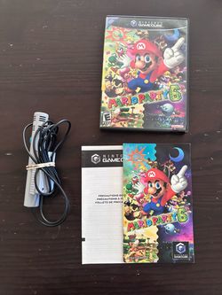 Mario Party 6 Case/Manual Only and Microphone