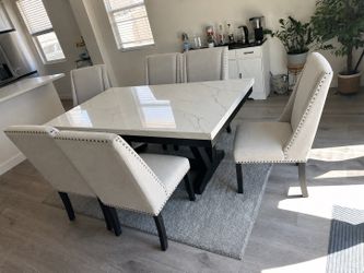 Marble dining table