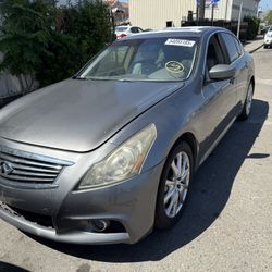 2012 Infiniti G37 Part Out