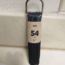 New Nike 54 Inch Black Oval Shoe Laces 