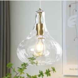 Brand New Large Modern Glass Pendant Light 
