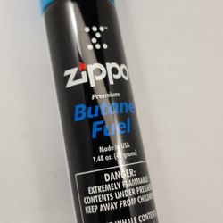 Zippo Lighter Butane Fuel 1.48 Oz. (42 Grams)— Closed Shop Inventory 