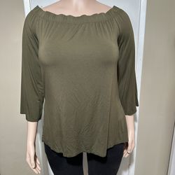 Karen Kane Women’s Green Blouse Size XL