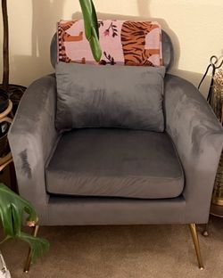 Accent Chair + Ottoman • $70 (Originally $200+)