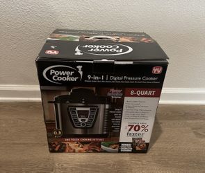 Power Cooker 8 Quart Digital Pressure Cooker 9-in-1