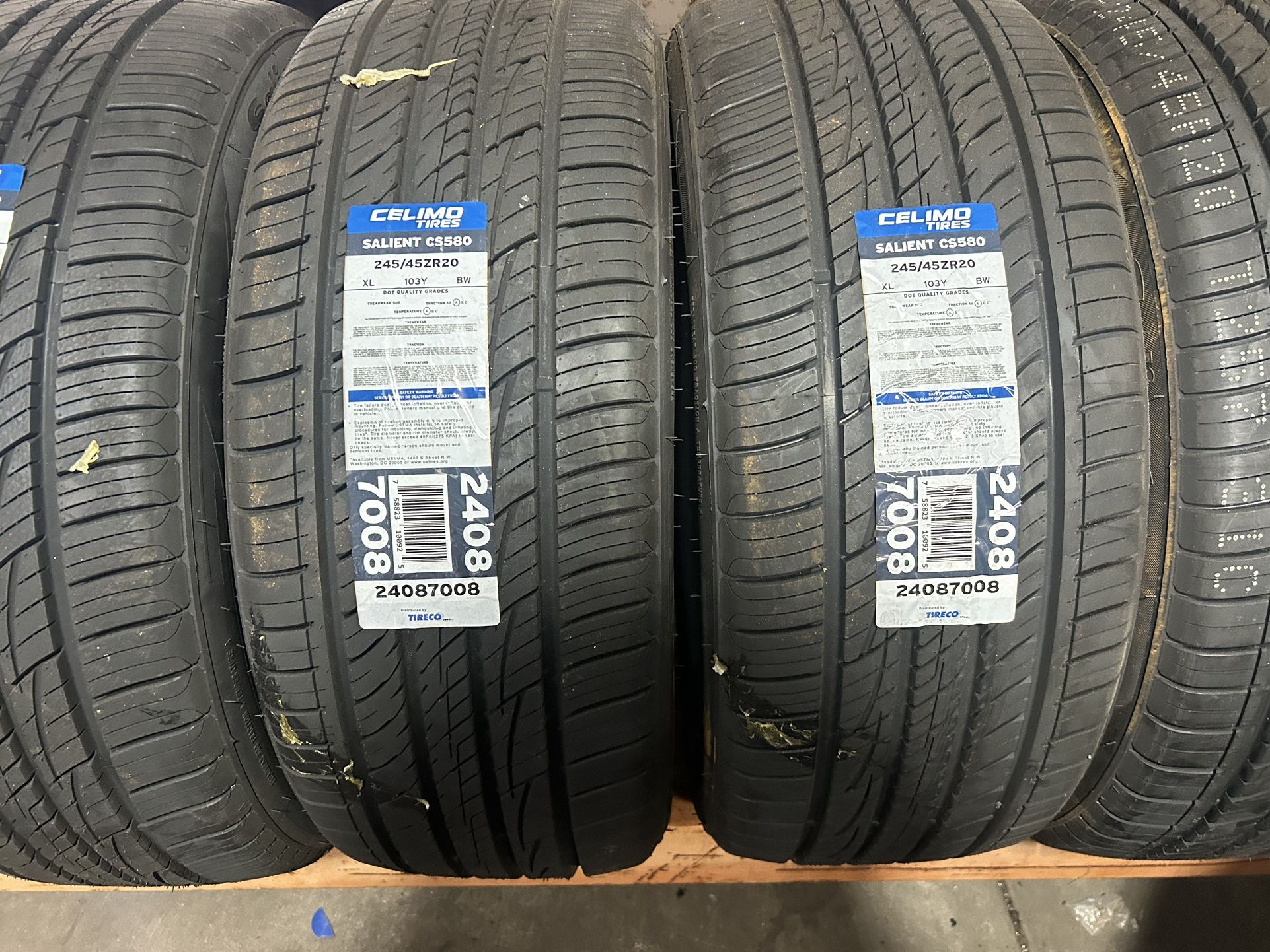 245/45/20 All Season Tires $140 Each 
