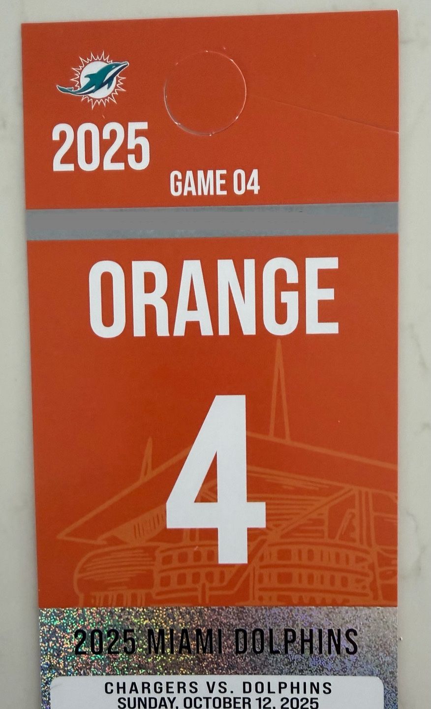 Dolphins Parking Pass