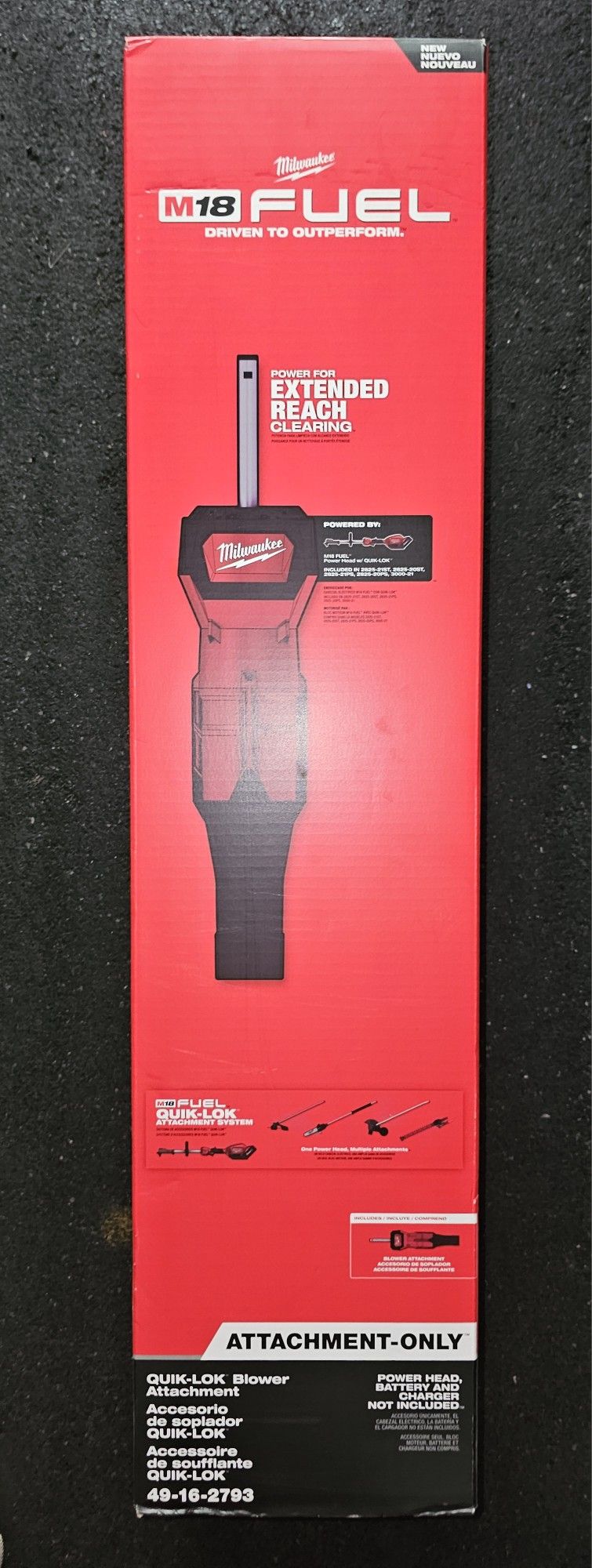 Milwaukee
M18 FUEL QUIK-LOK Blower Attachment (Tool-Only)