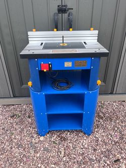 Central Machinery Router Table w/ 1 HP Router – Never Used