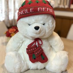 Plush Bear with Red Hat