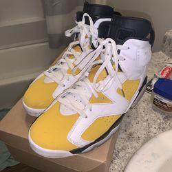 Air Jordan 6s Yellow Over