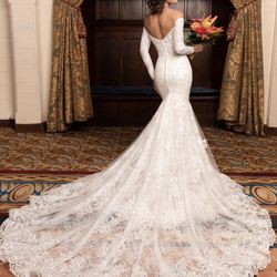 Wedding Dress And Veil 