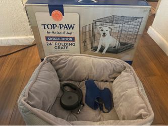Small Dog Crate and Bed