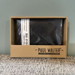 Brand New Paul Walter Leather Bi Fold Wallet