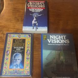 Signed 3x Clive Barker Hellbound Heart First editions
