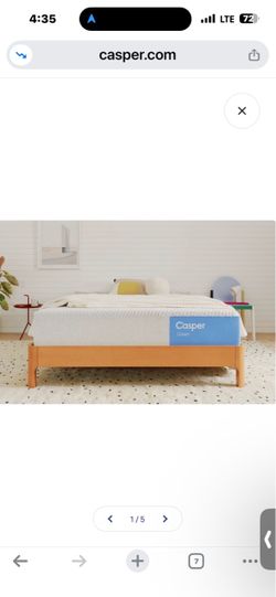 New Casper king bed frame