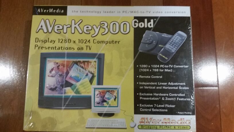 AVerKey 300 Gold PC / Mac to TV video converter