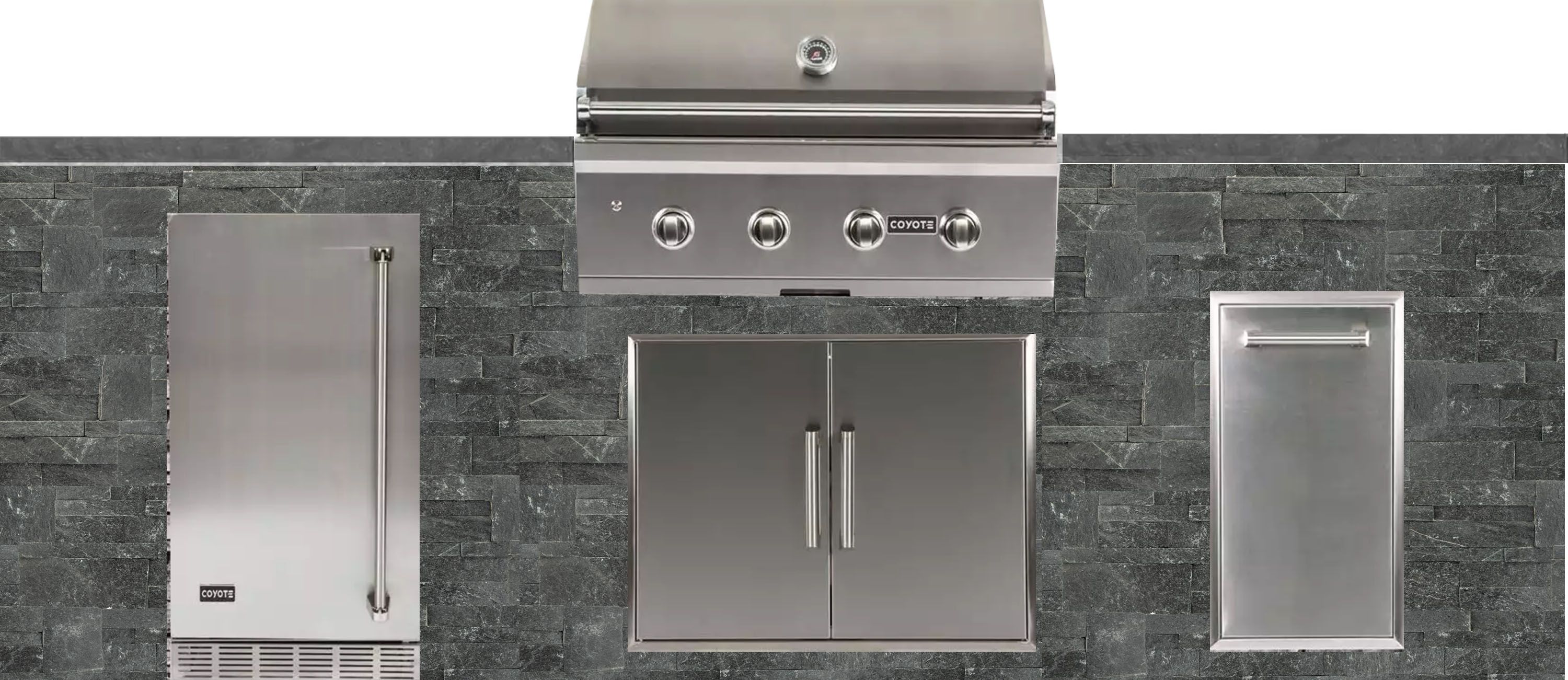 Outdoor Island Gourmet Kitchen BBQ Area 6ft to 8ft, FREE DELIVERY, FREE INSTALLATION