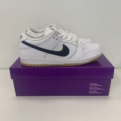 Nike SB Dunk Low Pro - White Gum - Size 10M - Brand New  