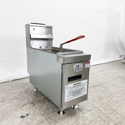 Gas Countertop Fryer Two tube burners NG CTF-2